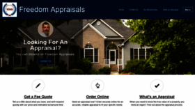 What Freedomappraisals.biz website looked like in 2018 (5 years ago)