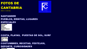 What Fotoscantabria.com website looked like in 2018 (5 years ago)
