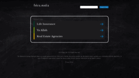 What Fekra.media website looked like in 2018 (6 years ago)