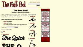 What Fontpool.com website looked like in 2018 (5 years ago)