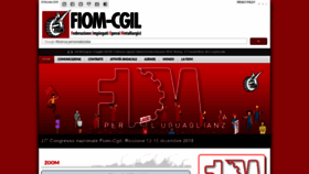 What Fiom-cgil.it website looked like in 2018 (5 years ago)