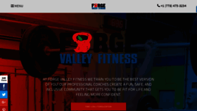 What Forgevalleyfitness.com website looked like in 2018 (5 years ago)