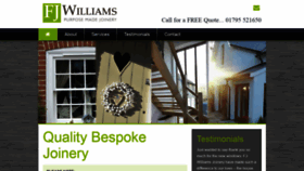 What Fjwilliamsjoinery.co.uk website looked like in 2018 (5 years ago)