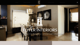 What Foyerinteriors.com website looked like in 2018 (5 years ago)