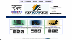 What Flexiblesolarzellen.com website looked like in 2018 (5 years ago)