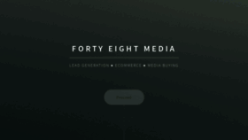 What Fortyeightmedia.com website looked like in 2018 (5 years ago)