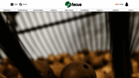 What Facua.org website looked like in 2018 (5 years ago)