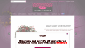 What Flowerdelight.com website looked like in 2018 (5 years ago)