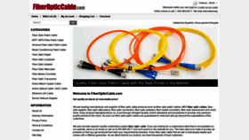 What Fiberopticcable.com website looked like in 2018 (5 years ago)