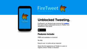 What Firetweet.io website looked like in 2018 (5 years ago)