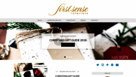 What Firstsenseinteriors.co.uk website looked like in 2018 (5 years ago)