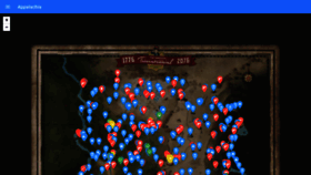 What Fallout-76-map.com website looked like in 2018 (5 years ago)