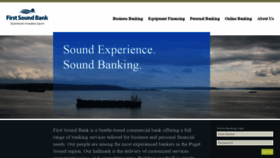 What Firstsoundbank.com website looked like in 2018 (5 years ago)