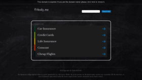 What Fitbody.me website looked like in 2018 (5 years ago)