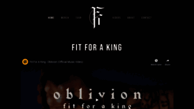 What Fitforakingband.com website looked like in 2018 (5 years ago)