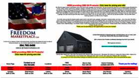 What Freedommarketplace.com website looked like in 2018 (5 years ago)