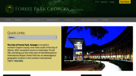 What Forestparkga.org website looked like in 2018 (5 years ago)