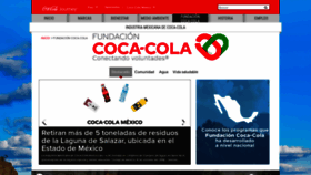 What Fundacioncoca-cola.com.mx website looked like in 2018 (5 years ago)