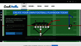 What Footballplaybookdesigner.com website looked like in 2018 (5 years ago)