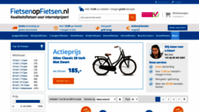 What Fietsenopfietsen.nl website looked like in 2018 (5 years ago)