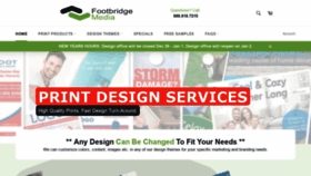 What Footbridgemarketing.com website looked like in 2018 (5 years ago)