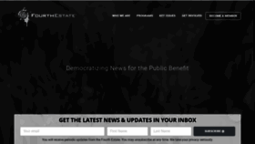 What Fourthestate.org website looked like in 2019 (5 years ago)