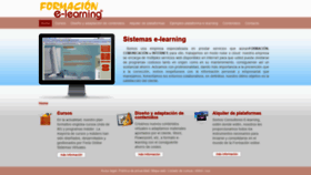 What Formacione-learning.es website looked like in 2019 (5 years ago)