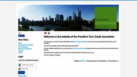 What Frankfurtguides.com website looked like in 2019 (5 years ago)