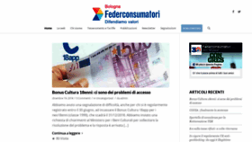 What Federconsumatoribologna.it website looked like in 2019 (5 years ago)