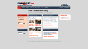 What Findaflat.com website looked like in 2019 (5 years ago)