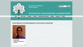 What Frauenaerzte-marburg.de website looked like in 2019 (5 years ago)
