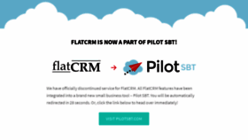 What Flatcrm.com website looked like in 2019 (5 years ago)