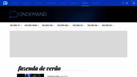 What Fazendadeverao.r7.com website looked like in 2019 (5 years ago)