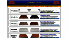 What Fassadenelemente.net website looked like in 2019 (7 years ago)