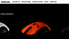 What Finalmouse.com website looked like in 2019 (5 years ago)