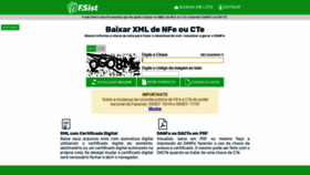 What Fsist.com.br website looked like in 2019 (5 years ago)