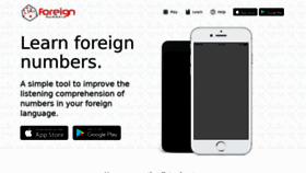 What Foreignnumbers.com website looked like in 2019 (5 years ago)