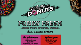 What Funkytowndonuts.com website looked like in 2019 (5 years ago)