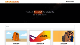 What Freeforstudents.org website looked like in 2019 (6 years ago)
