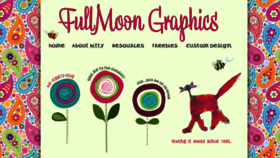 What Fullmoongraphics.com website looked like in 2019 (5 years ago)