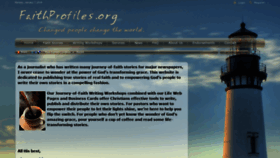 What Faithprofiles.org website looked like in 2019 (5 years ago)