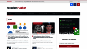 What Freedomhacker.net website looked like in 2019 (5 years ago)