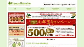 What Franus-branche.jp website looked like in 2019 (5 years ago)