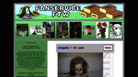 What Fanserviceftw.com website looked like in 2019 (5 years ago)