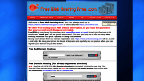 What Freewebhostingarea.com website looked like in 2019 (5 years ago)