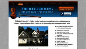 What Fiddlerroofing.com website looked like in 2019 (5 years ago)