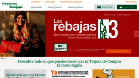 What Financieraelcorteingles.es website looked like in 2019 (5 years ago)