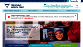 What Freseniuskidneycare.com website looked like in 2019 (5 years ago)