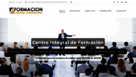 What Formacionlaboralcomunitaria.es website looked like in 2019 (5 years ago)