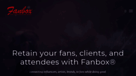 What Fanbox.com website looked like in 2019 (5 years ago)
